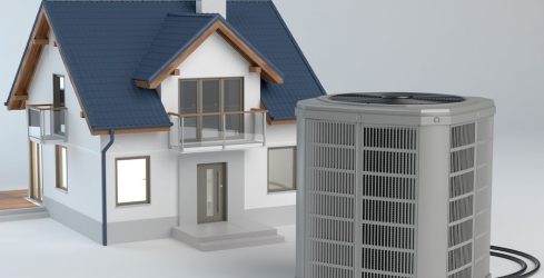 Air heat pump and house